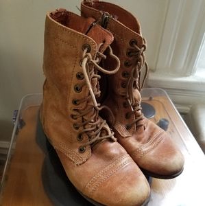 Steve Madden Brown Lace Up Boots